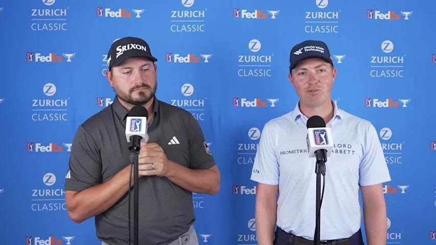 Defending champions Ben Griffin, Andrew Novak discuss their successful partnership