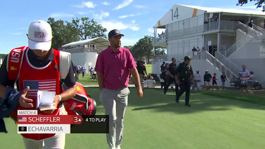 Scottie Scheffler shows class after fan disrupts Nico Echavarria's swing