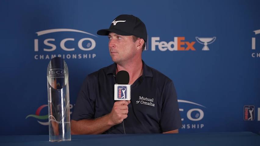 Steven Fisk news conference after winning ISCO Championship