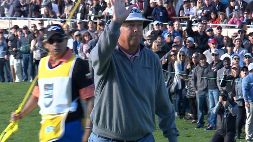 Kirk Triplett birdies No. 18 to force playoff at Hoag Classic