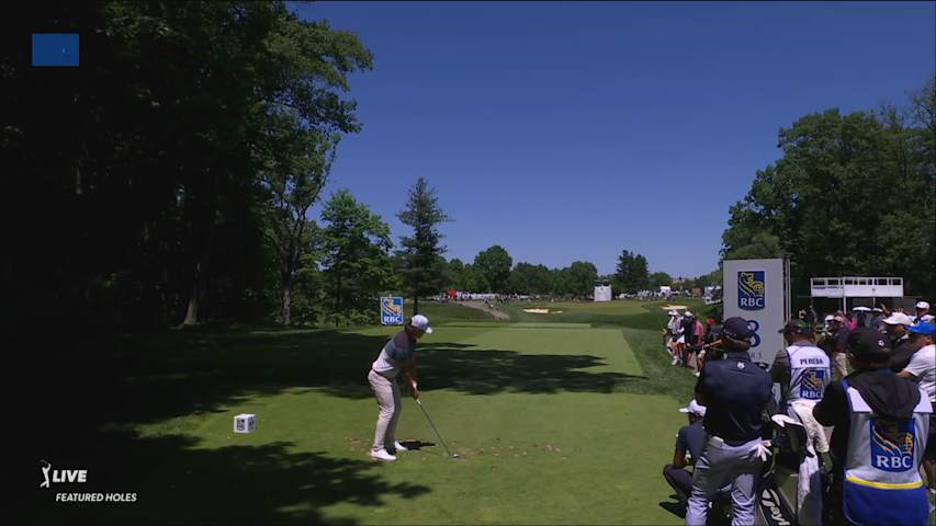 Jake Lane hits it tight and follows it up with a birdie at RBC Canadian