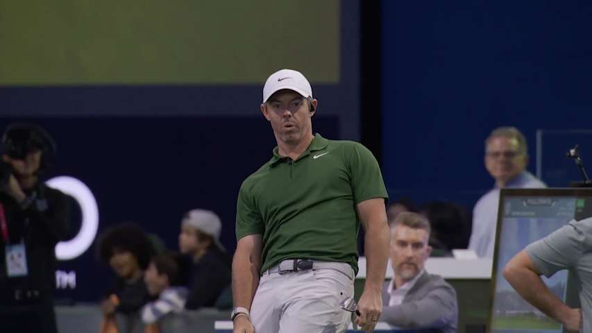 Rory McIlroy shows immaculate touch, sets up birdie for Boston Common at TGL