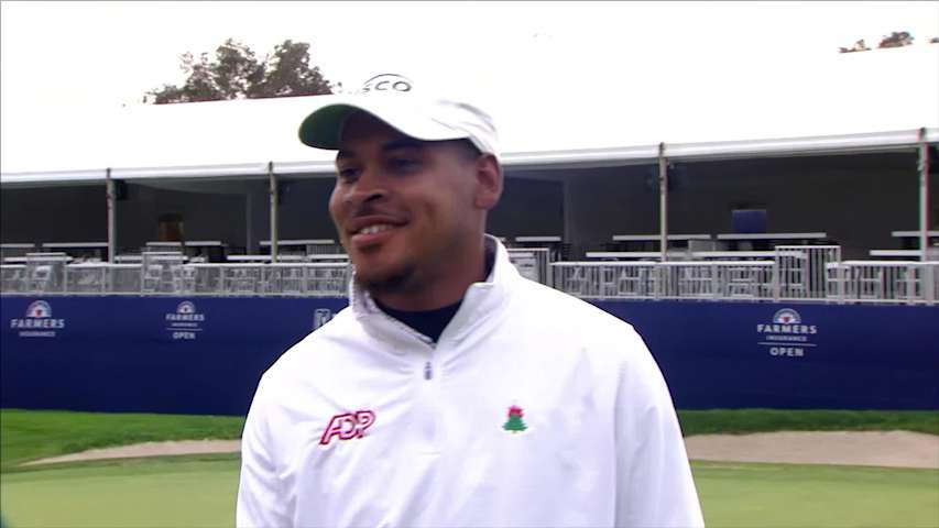 Marcus Byrd speaks after winning APGA Farmers