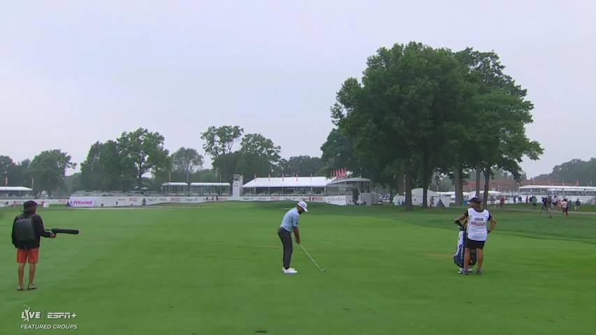 Stephan Jaeger makes birdie on No. 14 at Rocket Classic