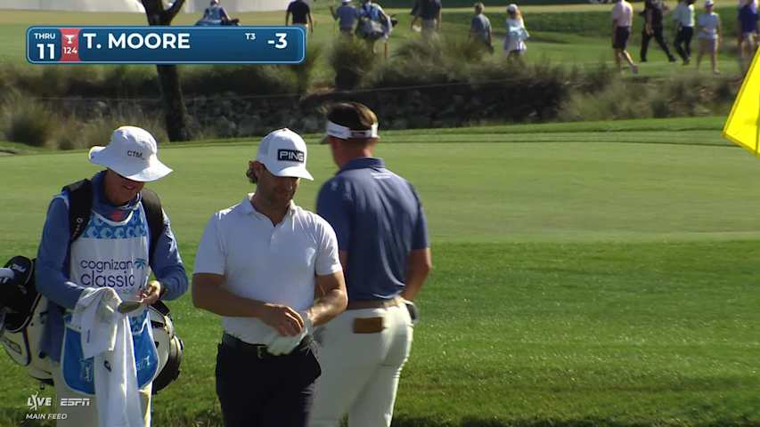 Taylor Moore makes birdie on No. 11 at Cognizant Classic