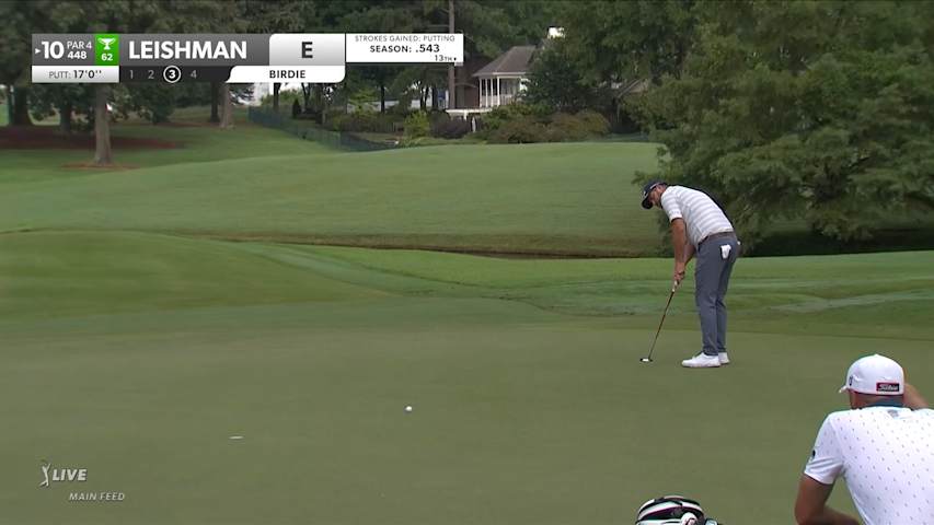 Marc Leishman holes 17-foot birdie putt at FedEx St. Jude Champ