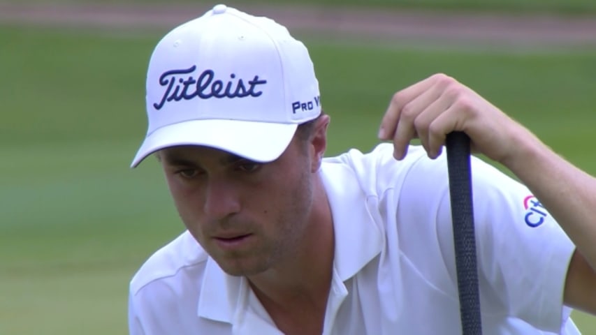 Justin Thomas holes third straight birdie at CIMB