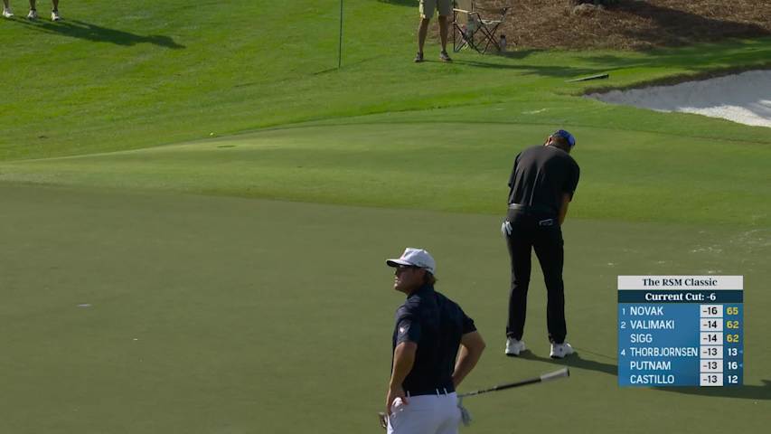 Tim Widing makes birdie on No. 16 at The RSM Classic