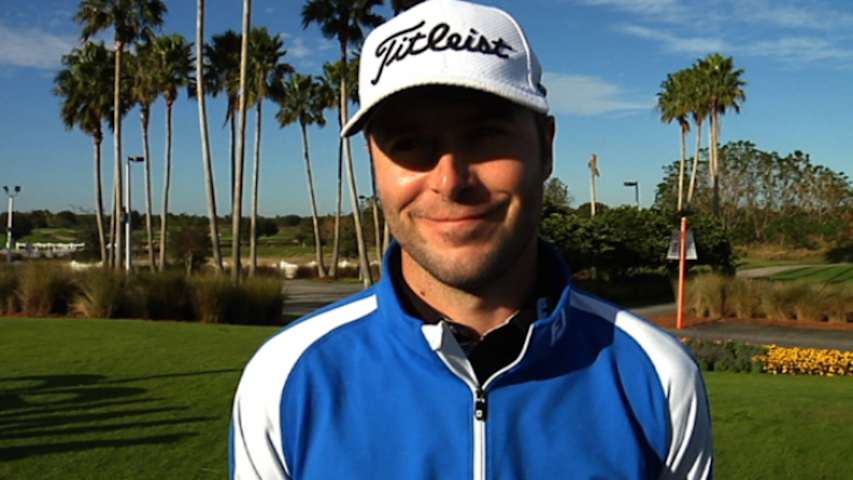 Dan Woltman interview after Round 2 of Web.com Tour Q-School