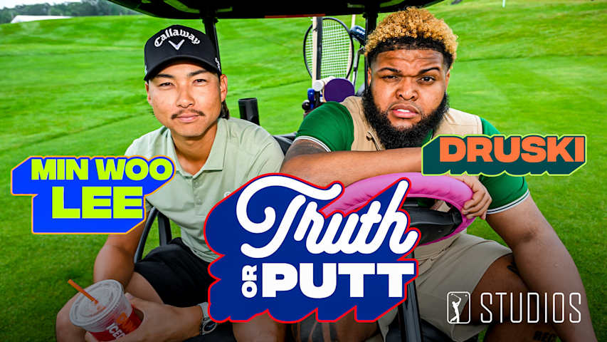 Min Woo Lee on the HOT SEAT with Druski in 'Truth or Putt' | PGA TOUR Originals