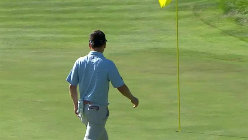 Chase Wright's 46-foot birdie putt from the fringe at John Deere