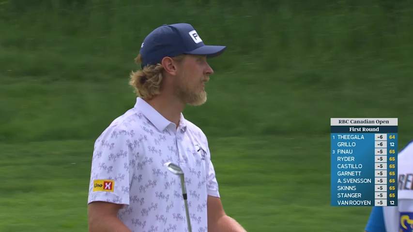 Kristoffer Reitan's 103-yard approach sets up birdie on No. 10 at RBC Canadian