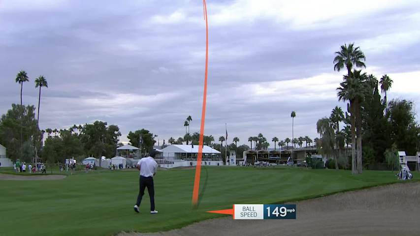 Steven Alker makes birdie on No. 18 at Charles Schwab Cup Championship