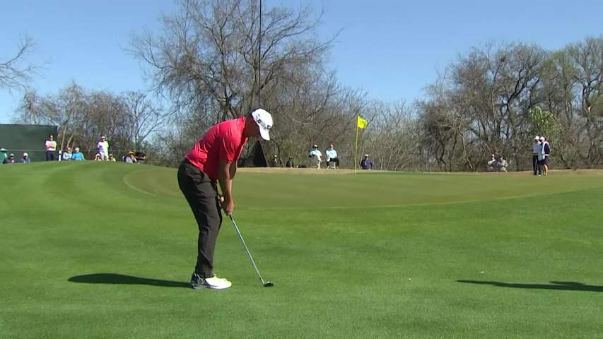 Richard Bland makes birdie on No. 16 at WGC-Dell Match Play
