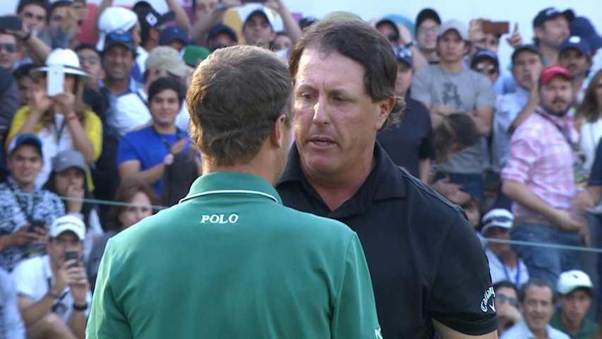 Phil Mickelson wins with clutch par putt at Mexico Championship