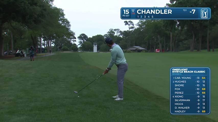 Will Chandler makes birdie on No. 15 at ONEflight Myrtle