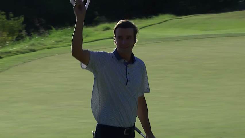 Adrien Dumont de Chassart drains closing putt to win Compliance Solutions