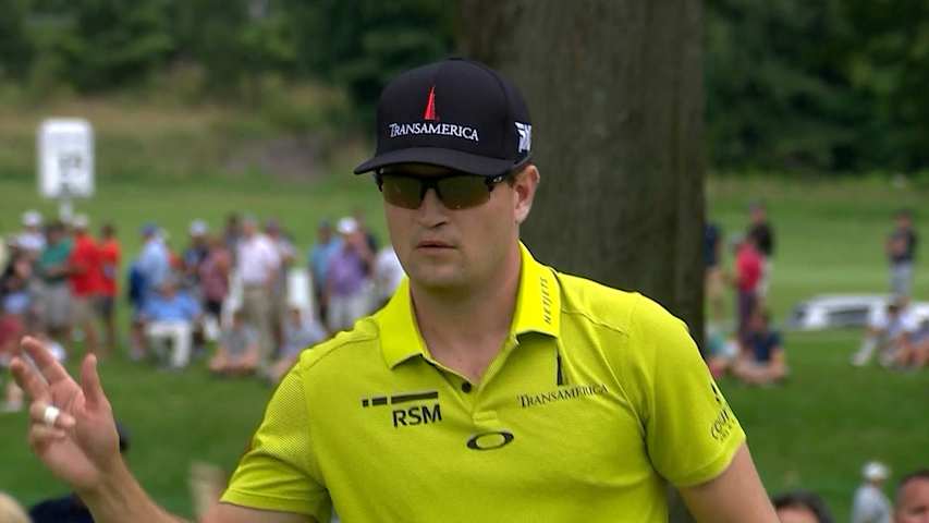 Zach Johnson's mechanical birdie on No. 11 at Bridgestone