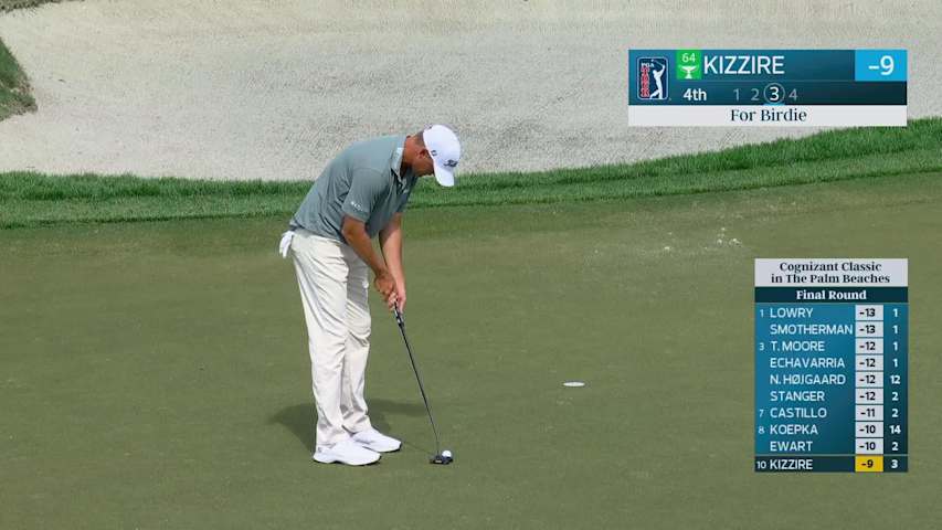 Patton Kizzire makes birdie on No. 4 at Cognizant Classic