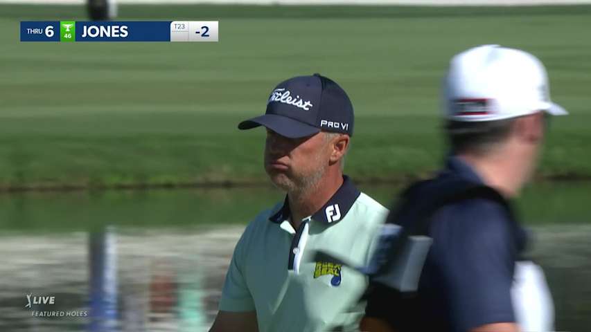 Matt Jones taps in for birdie at Arnold Palmer
