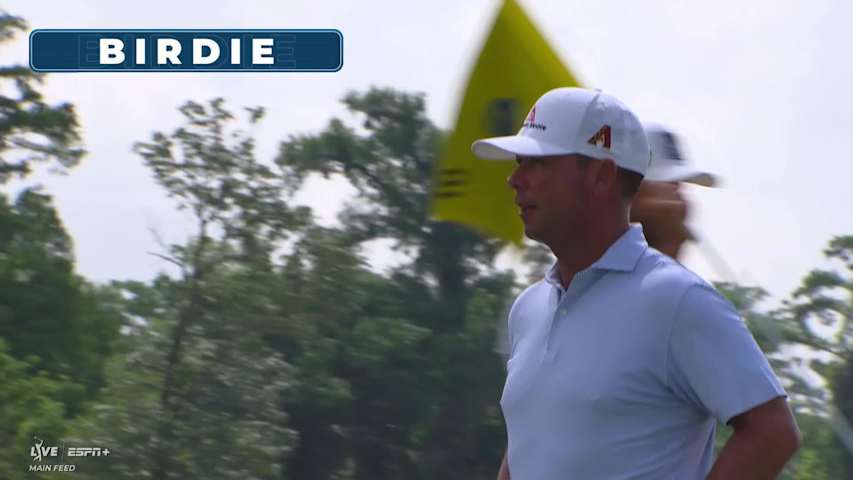 Chez Reavie makes birdie on No. 10 at Zurich Classic