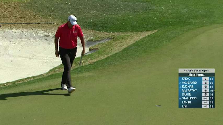 Richard Bland makes birdie on No. 8 at Valero