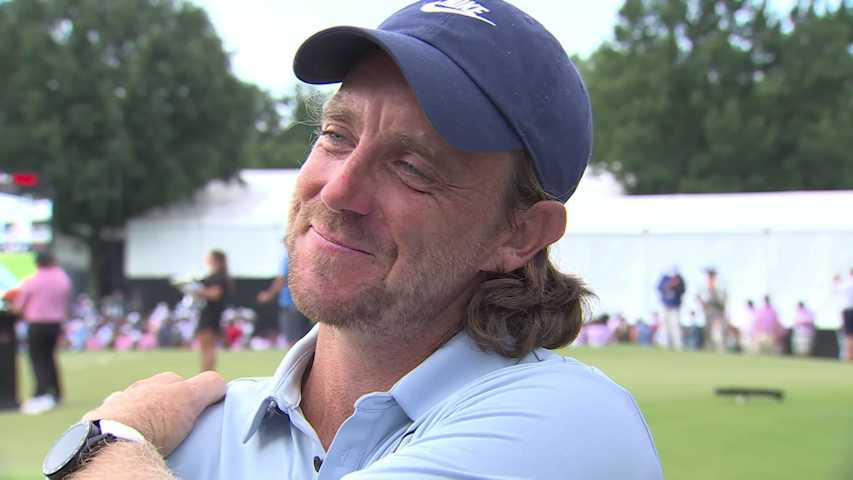 Tommy Fleetwood's interview after capturing first win at TOUR Championship