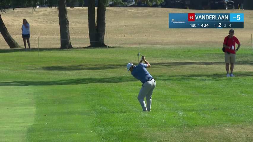 John VanDerLaan makes birdie on No. 1 at Nationwide Children's