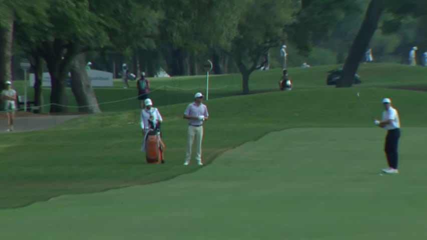 Ben Kohles holes out for eagle on No. 8 at ONEflight Myrtle