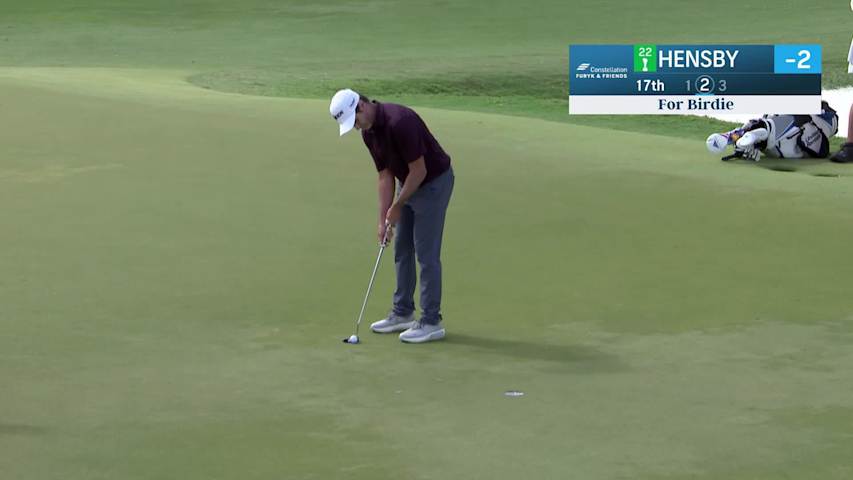 Mark Hensby makes birdie at Constellation FURYK & FRIENDS
