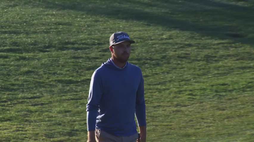 Ryan Gerard sinks 45-foot birdie putt on No. 1 at Truist Championship