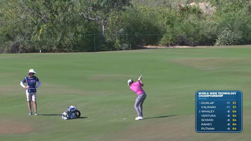 Adam Schenk makes birdie on No. 17 at World Wide Technology