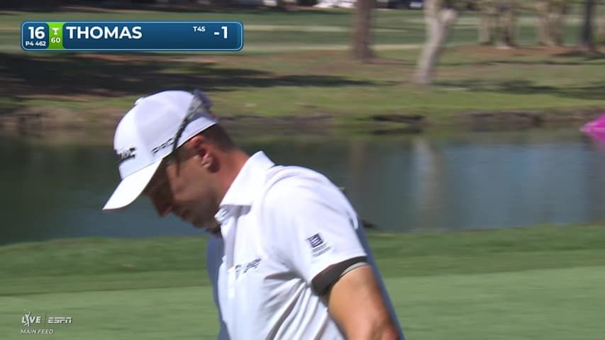 Justin Thomas hits 161-yard approach to 9 feet, sets up birdie on No. 16 at Valspar