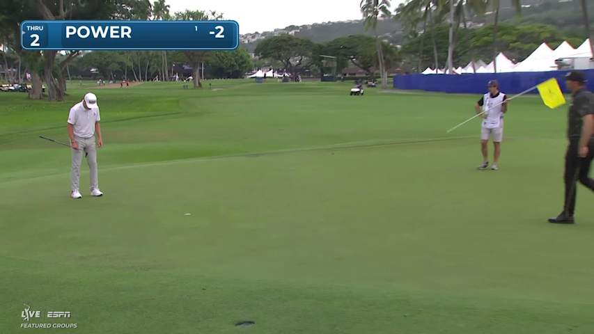 Seamus Power sinks 26-foot birdie putt on No. 11 at Sony Open