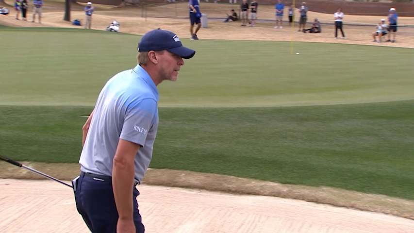 Steve Stricker nearly holes out from bunker at Cologuard Classic
