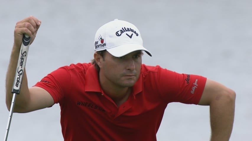 Kevin Kisner makes pressure putt for birdie at RBC Heritage