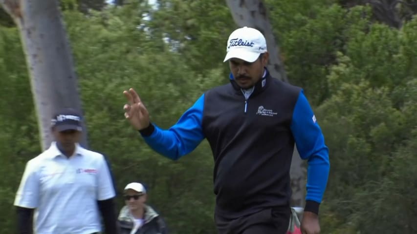 Gaganjeet Bhullar birdies No. 9 at ISPS Handa