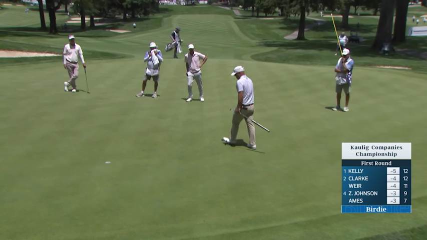 Ryan Armour makes birdie on No. 10 at Kaulig Companies Championship
