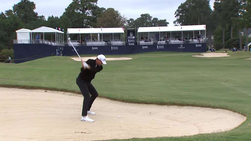 Robert Karlsson makes birdie on No. 17 at SAS Championship