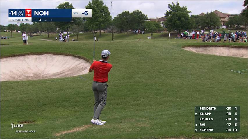 Seung-Yul Noh's 61-yard approach from rough leads to birdie at THE CJ CUP