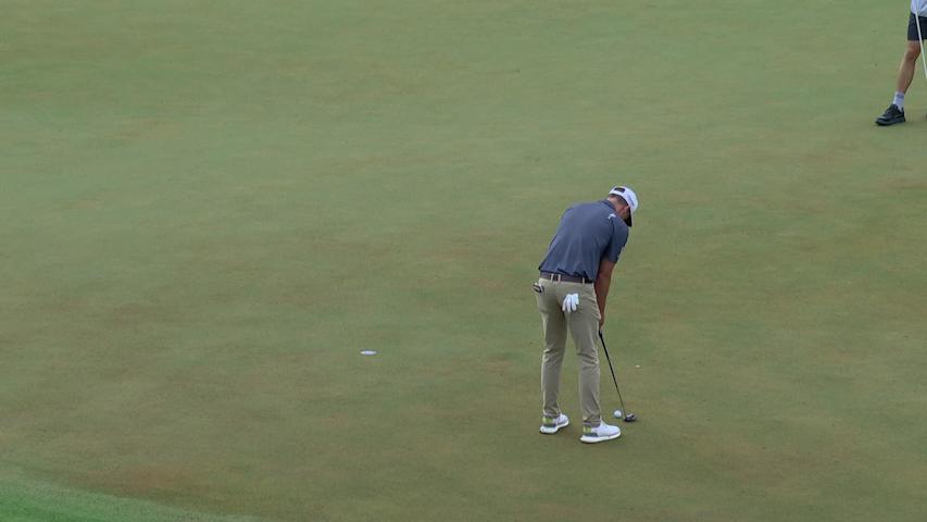 Andrew Putnam rolls in 8-foot birdie putt on No. 16 at THE PLAYERS