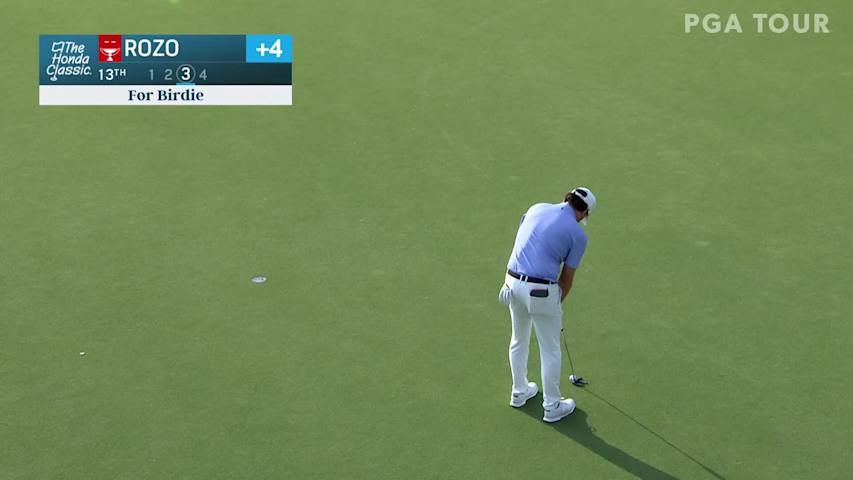 Marcelo Rozo makes birdie on No. 13 in Round 1 at Honda