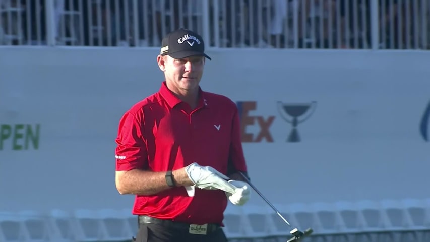 Tommy Gainey sinks birdie putt at Puerto Rico