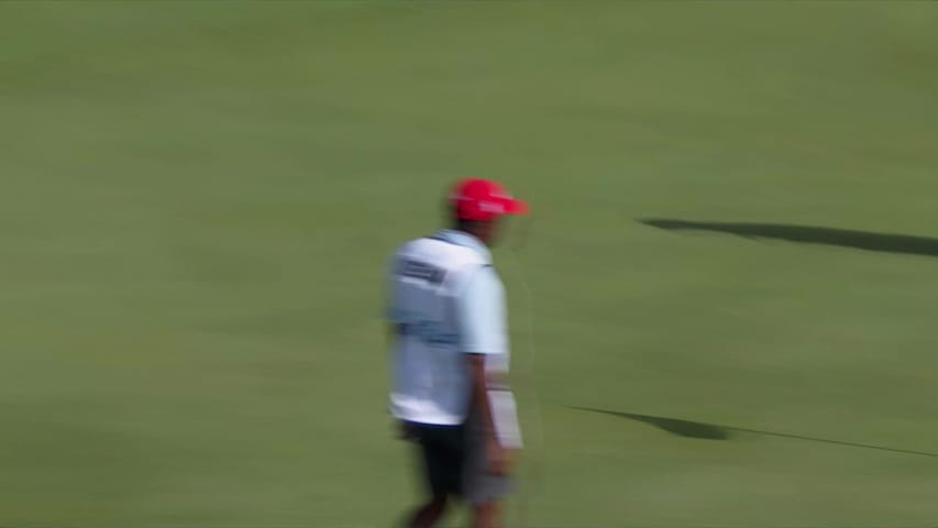 David Skinns holes out for birdie on No. 17 at Puerto Rico