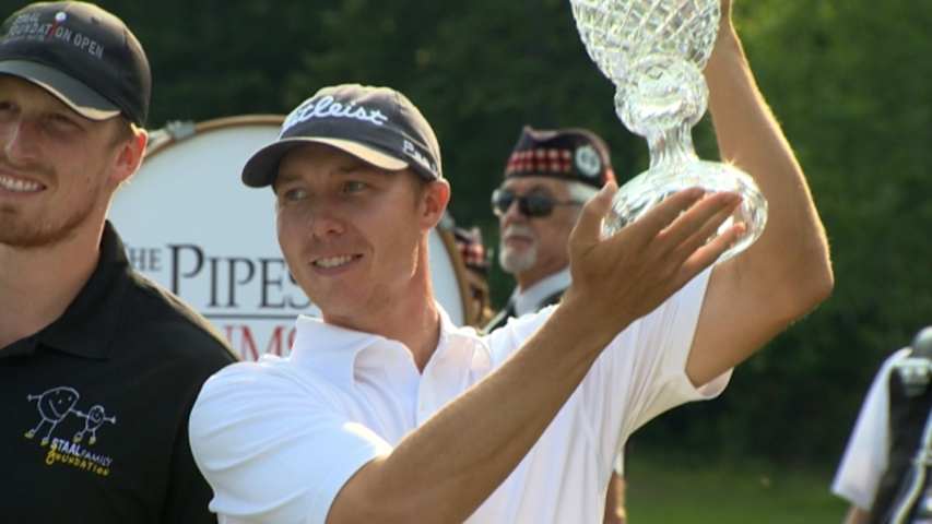 Wes Homan wins the Staal Foundation Open