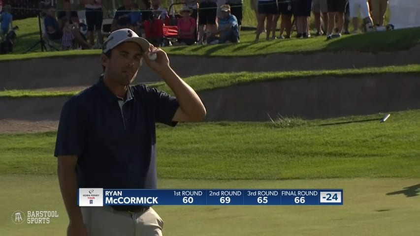 Ryan McCormick finishes with birdie at NV5 Invitational