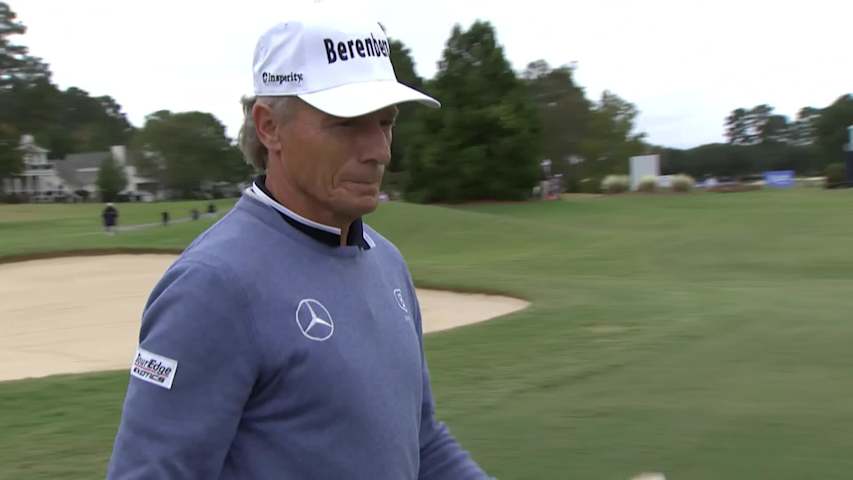Bernhard Langer makes birdie on No. 17 at SAS Championship