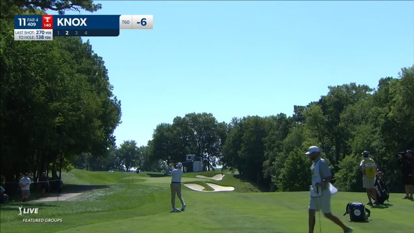Russell Knox goes flagstick hunting to yield birdie at John Deere