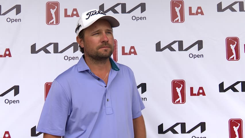 Toni Hakula interview after Round 1 of the Kia Open