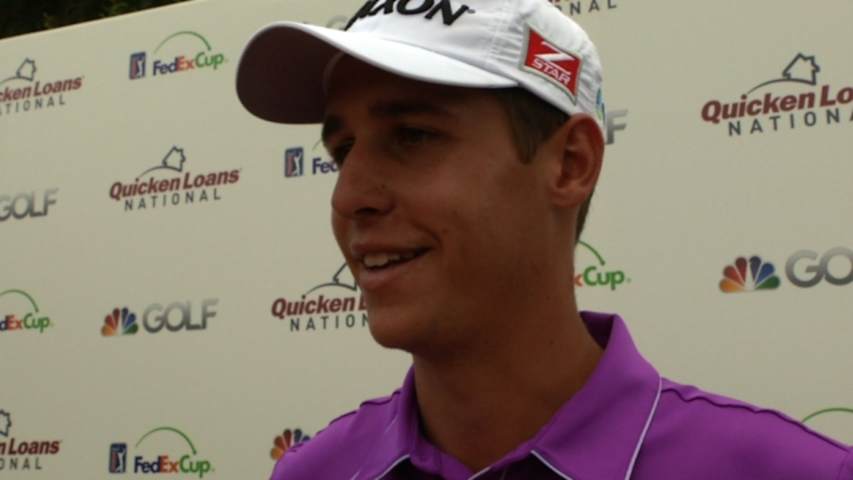 Oliver Goss interview after Round 2 of Quicken Loans